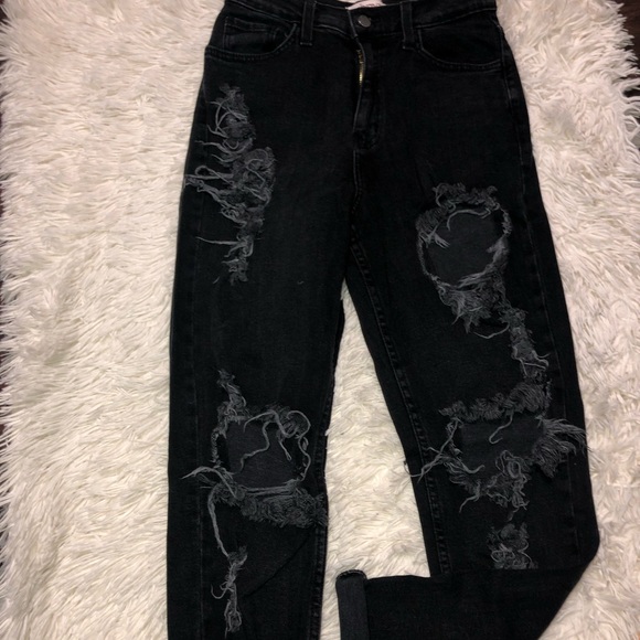 cute high waisted mom jeans